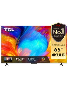 65-Inch 4K UHD Google TV, Smart TV, Dolby vision, Dolby atmos, Google assistant, In-built chromecast and premium streaming channels Model ( 2023 ) 65P635/65P637 Black