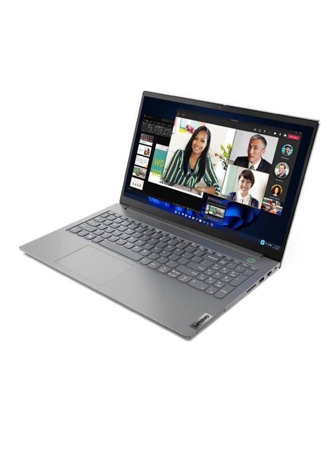 Lenovo ThinkBook 15 G4 Laptop With 15.6-Inch FHD Display, Core i5 Processor/8GB RAM/512GB SSD/Windows 11 Pro/ Intel Iris Xe Graphics/Fingerprint Reader English/Arabic Mineral Grey - Image 3
