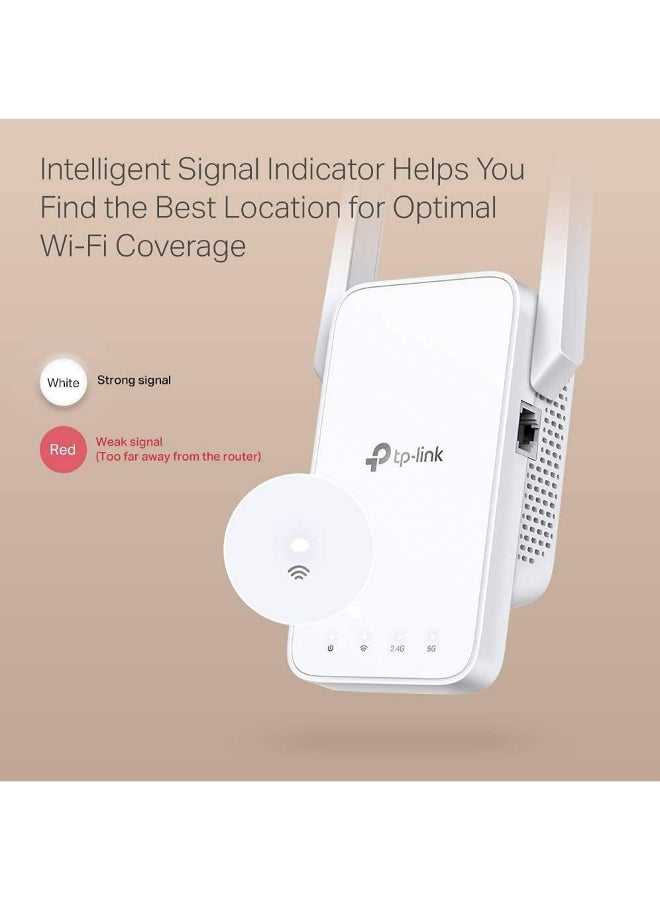 TP-LINK - RE315 AC1200 Mesh Wi-Fi Extender White - Image 1