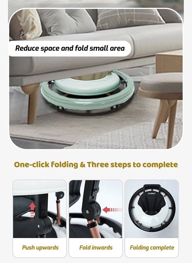 Kidle Multi Function Folding Rollover Prevention Baby Walker - Image 4