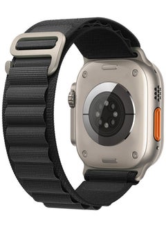 MARGOUN Smart Watch 49mm Series 8 Ultra Waterproof Health Monitor Sport Fitness Tracker Big Display Alloy Case with Nylon Alpine Loop Band for iOS Android Black  - Image 2