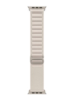 MARGOUN Smart Watch 49mm Series 8 Ultra Waterproof Health Monitor Sport Fitness Tracker Big Display Alloy Case with Nylon Alpine Loop Band for iOS Android White  - Image 3