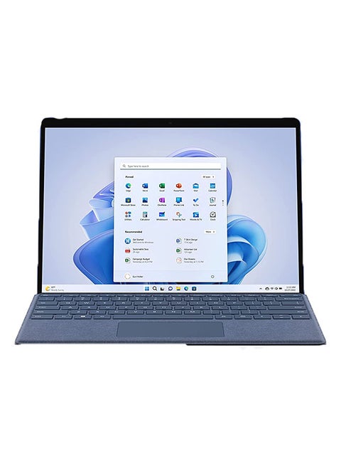 Surface Pro9 13 Inch 12Th Gen Intel Core I5-1235U Processor 8GB RAM 256 SSD Windows 11 Home English/Arabic Sapphire