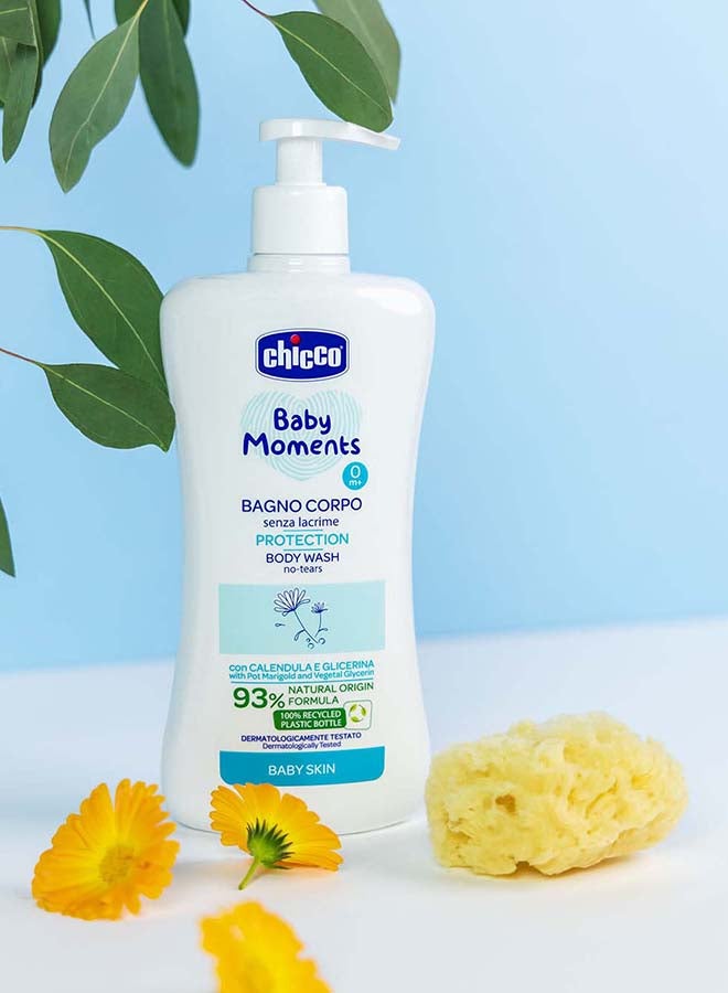 Chicco Baby Moments Body Wash No-Tears Protection For Baby Skin 0M+ 750Ml - Image 2