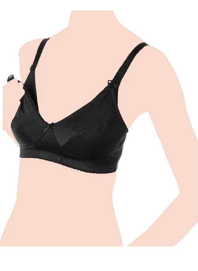 Chicco Microfibre Nursing Bra 5D, Black  - Image 1