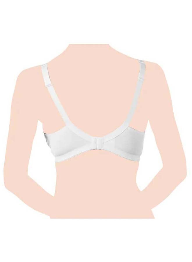 Chicco Cotton Stretch Nursing Bra 4D, White - Image 2