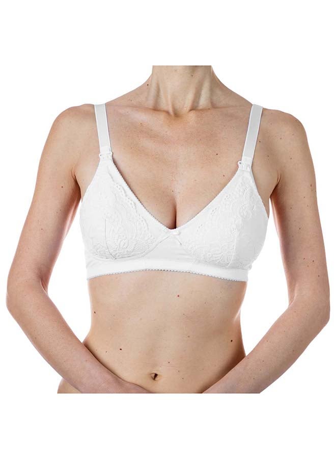 Chicco Cotton Stretch Nursing Bra 4D, White - Image 4