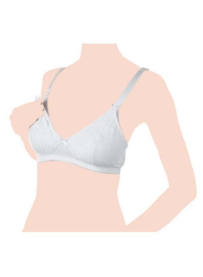 Chicco Cotton Stretch Nursing Bra 4D, White - Image 3