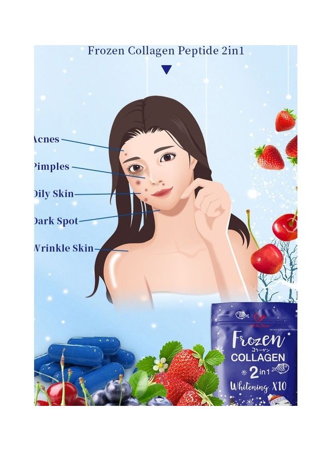 Gluta Frozen Frozen Collagen 2 In 1 Whitening X10 Skin Whitening - Image 4