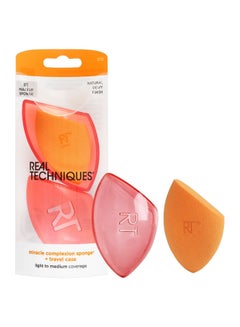 REAL TECHNIQUES Miracle Complexion Sponge + Miracle Complexion Powder Sponge Set Multicolour  - Image 1