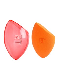 REAL TECHNIQUES Miracle Complexion Sponge + Miracle Complexion Powder Sponge Set Multicolour  - Image 3