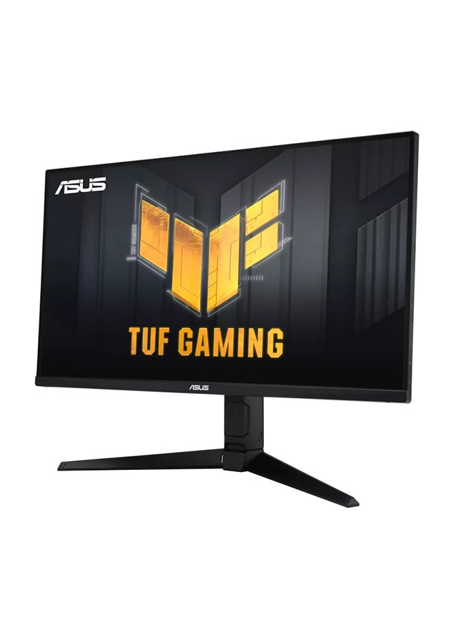 ASUS - 28 inch TUF 4K UHD VG28UQL1A (3840 x 2160) Gaming Monitor, Fast IPS, 144 Hz, 1ms GTG, NVIDIA G-Sync Compatible, AMD FreeSync Premium, Display HDR 400, 90LM0780-B01170 Black - Image 1