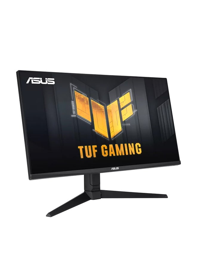 ASUS - 28 inch TUF 4K UHD VG28UQL1A (3840 x 2160) Gaming Monitor, Fast IPS, 144 Hz, 1ms GTG, NVIDIA G-Sync Compatible, AMD FreeSync Premium, Display HDR 400, 90LM0780-B01170 Black - Image 1