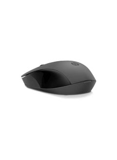 HP 150 Wireless Optical USB Mous with a 2.4 GHz Simple Dongle, 1,600 DPI Optical Sensor, Ambidextrous Design, 3 Buttons, Ergonomic, USB-A, 2S9L1AA Black  - Image 2