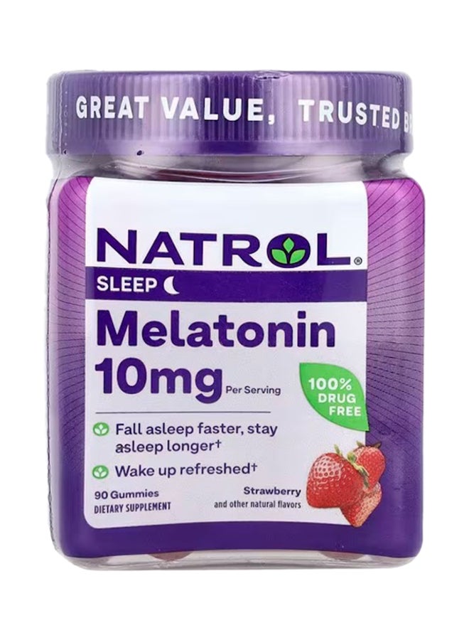 NATROL Melatonin Sleep 10mg Gummies 90s  - Image 1