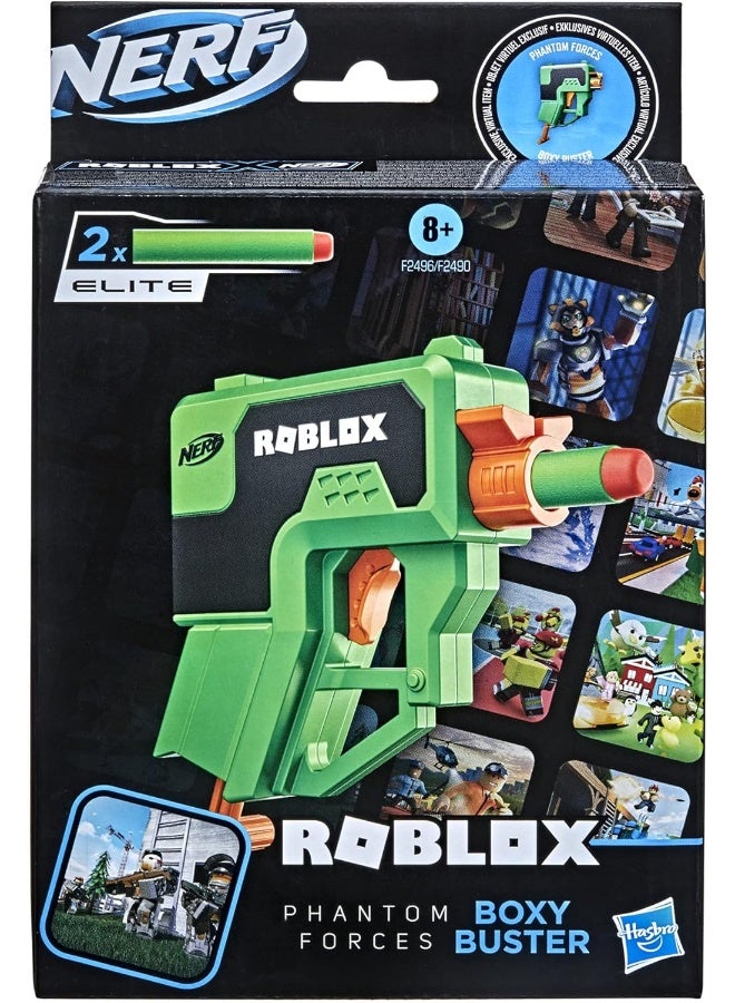 NERF Roblox Phantom Forces, Boxy Buster Blaster 4.45x21.59x14.29cm  - Image 3