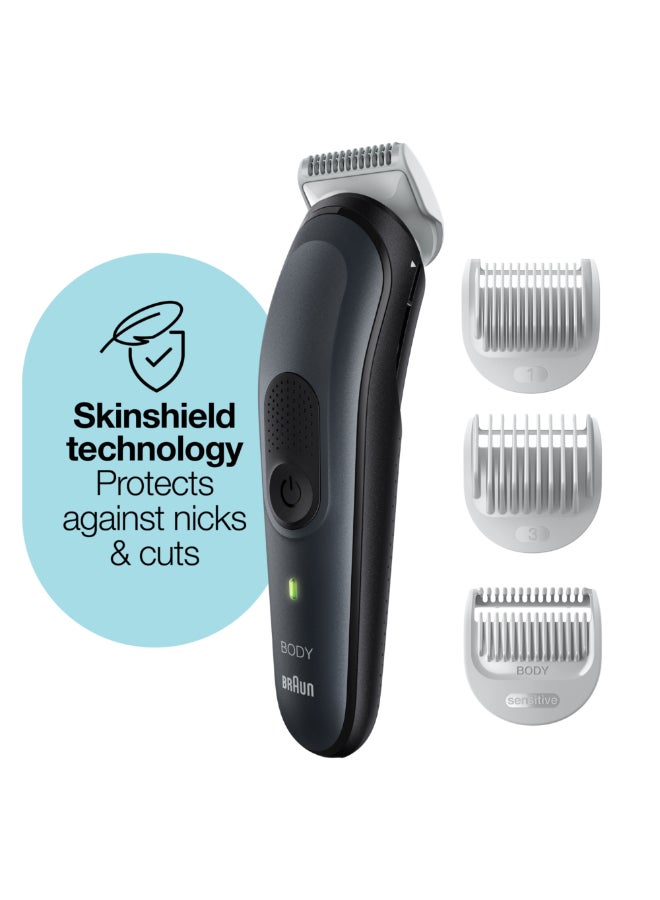 Body Groomer 3 For Men, Bg3340, Manscaping Tool, Skinshield Technology, Sensitive Comb, Lifetime Sharp Metal Blade, Body Groomer For Men, Gray/Black Multicolor - pnsku/N53367229A/45/_/1736840104/ec51cf16-15e9-4362-b7d4-612c65e97fe8
