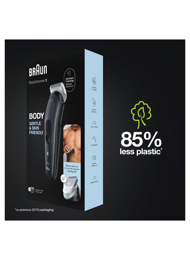 Body Groomer 3 For Men, Bg3340, Manscaping Tool, Skinshield Technology, Sensitive Comb, Lifetime Sharp Metal Blade, Body Groomer For Men, Gray/Black Multicolor - pnsku/N53367229A/45/_/1736840105/d6f5c214-dd84-4d72-b45f-3a7cd626a659