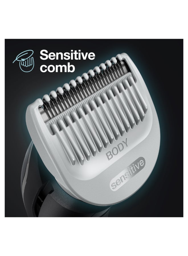 Body Groomer 3 For Men, Bg3340, Manscaping Tool, Skinshield Technology, Sensitive Comb, Lifetime Sharp Metal Blade, Body Groomer For Men, Gray/Black Multicolor - pnsku/N53367229A/45/_/1736840106/11e03d8f-40b7-4df7-b151-9e61db5437ac