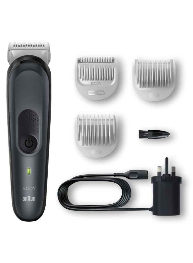 Body Groomer 3 For Men, Bg3340, Manscaping Tool, Skinshield Technology, Sensitive Comb, Lifetime Sharp Metal Blade, Body Groomer For Men, Gray/Black Multicolor - pnsku/N53367229A/45/_/1736840107/2a2b81d8-baa1-4f43-8372-759d76245b9d