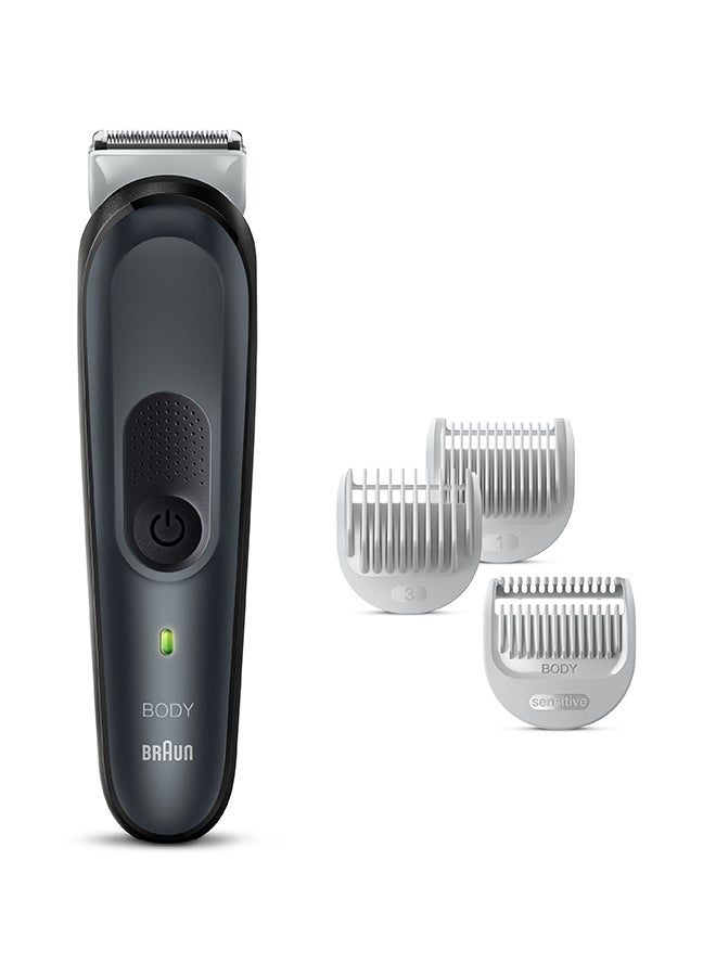 BRAUN Body Groomer Series 3 3340, Body Groomer For Men, Gentle Full-Body Manscaping Multicolor - Image 2