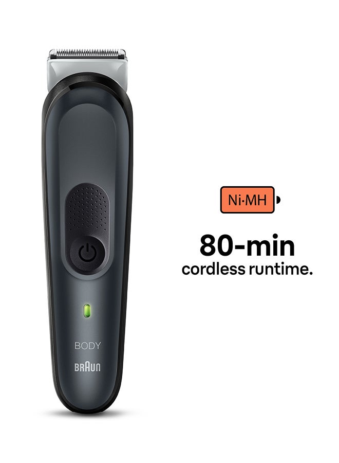 BRAUN Body Groomer Series 3 3340, Body Groomer For Men, Gentle Full-Body Manscaping Multicolor - Image 4