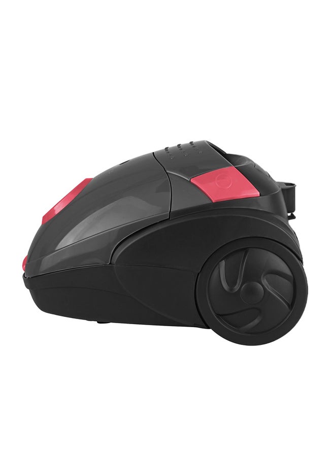 SONASHI - Canister Vacuum Cleaner | 2PC Plastic Insert Tube with Automatic Rewinding Wire | Lower Noise Design with Washable Cloth Dust Bag | Powerful Performance 1.5 L 1400 W SVC-9031 Black/Red - Image 1