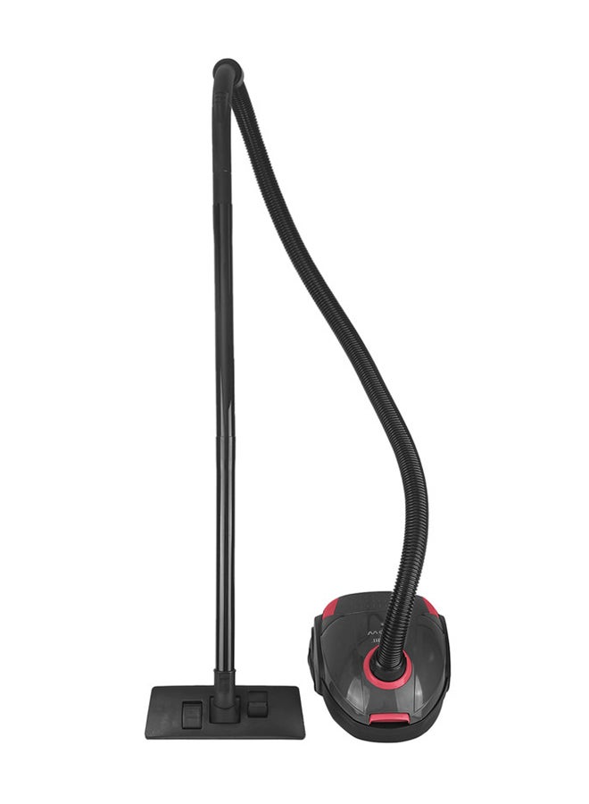 SONASHI - Canister Vacuum Cleaner | 2PC Plastic Insert Tube with Automatic Rewinding Wire | Lower Noise Design with Washable Cloth Dust Bag | Powerful Performance 1.5 L 1400 W SVC-9031 Black/Red - Image 1