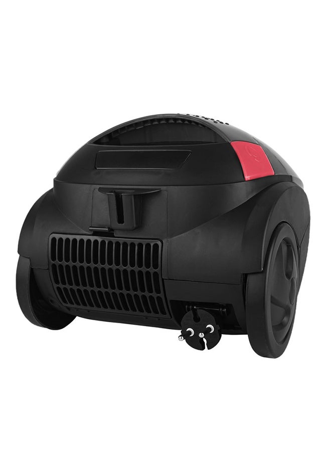 SONASHI - Canister Vacuum Cleaner | 2PC Plastic Insert Tube with Automatic Rewinding Wire | Lower Noise Design with Washable Cloth Dust Bag | Powerful Performance 1.5 L 1400 W SVC-9031 Black/Red - Image 1