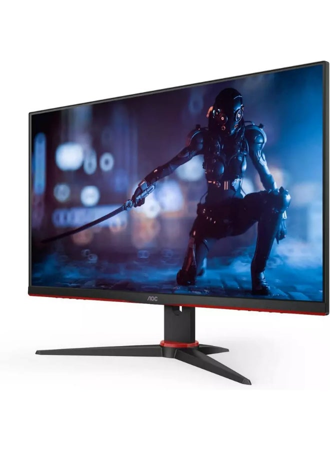 AOC - 24G2SE 23.8-Inch (VA) Gaming Monitor, 1920 × 1080(FHD), 165Hz, 1ms, HDR Mode ,VGA × 1 / HDMI 1.4 × 2 / DisplayPort 1.2 × 1 , AdaptiveSync Black & Red - Image 1