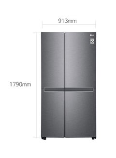 643L Net Capacity, Side By Side Refrigerator With Smart Inverter Compressor, Multi Air Flow, No Frost, Express Cool Smart Diagnosis GR-B267JQYL Dark Graphite Steel - pnsku/N53367961A/45/_/1716310061/240a8965-6cb2-4677-a5ed-9ef772535182