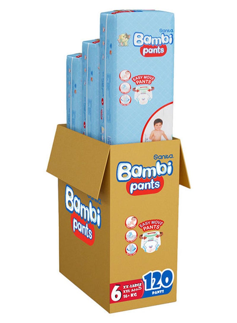 Sanita Bambi Diaper Pants XX-Large Size 6 (16+kg) - Image 1