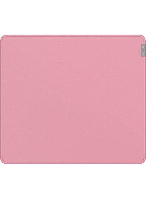 Razer Strider Hybrid Mouse Mat with a Soft Base & Smooth Glide, Firm Gliding Surface, Anti-Slip Base, Rollable & Portable, Anti-Fraying Stitched Edges, Water-Resistant - Large - Quartz Pink