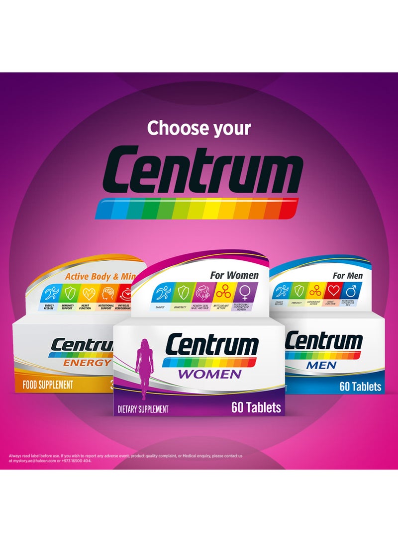 Centrum - Women Multivitamin, 60 Tablets - Image 1