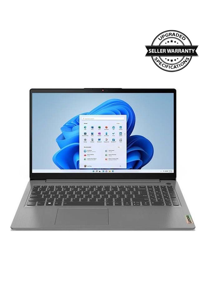 لينوفو - لابتوب آيديا باد 3 طراز 15ITL6 بشاشة مقاس 15.6 بوصة بدقة كاملة الوضوح ومعالج كور I3 طراز 1115G4 وذاكرة رام 8 جيجابايت ومحرك أقراص SSD سعة 512 جيجابايت وبطاقة رسومات إنتل بدقٍة فائقة الوضوح ونظام تشغيل ويندوز 11 الإنجليزية/العربية رمادي أركتيك - Image 1