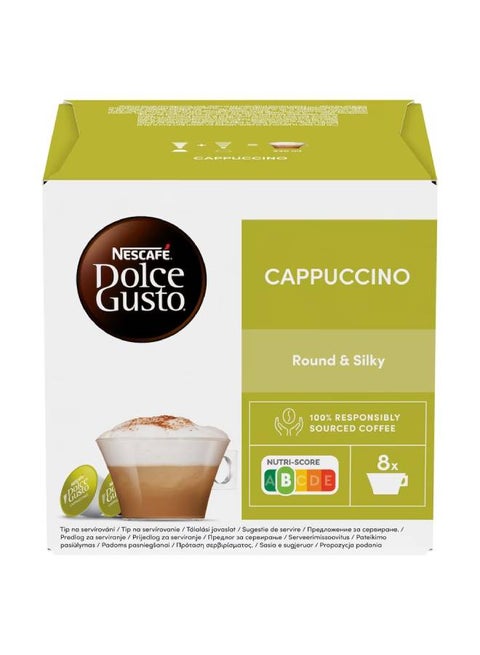 كبسولات قهوة دولتشي جوستو كابتشينو من 16 قطعة 16 Capsules