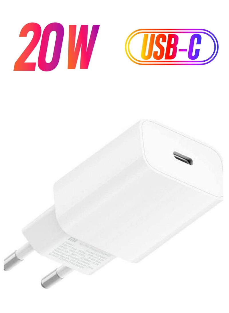 Xiaomi Mi 20w charger Type-c EU white - Image 1