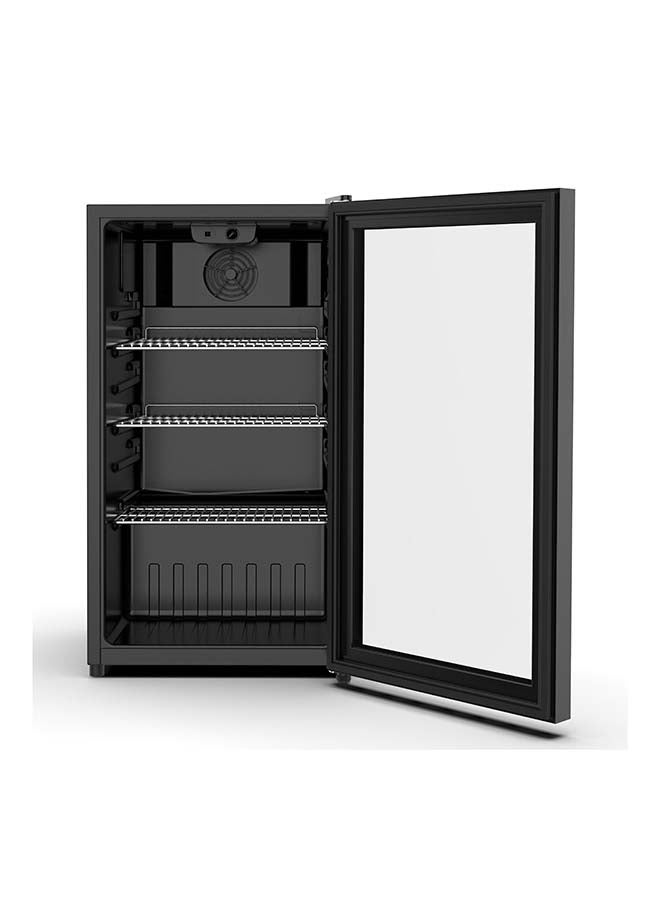 Hoover 117L Single Door Beverage Cooler Refrigerator, 90L Net Capacity, Freestanding Drinks Fridge with 3 Wire Shelves, Single Temperature Zone 0–10°C, LED Light, Soda & Soft Drink Cooler, 1 Year Warranty, Black (HBC-K117B) HBC-K117B Black - Image 5