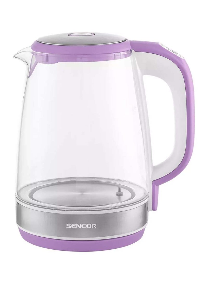 سنكور غلاية كهربائية 2 L 2200 W SWK 2195VT فضي/ وردي  - Image 5