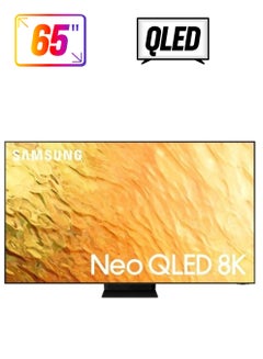 Samsung Samsung 65 Inch 8K Smart Neo QLED TV with Built in Receiver 65QN800B Black  - Image 1