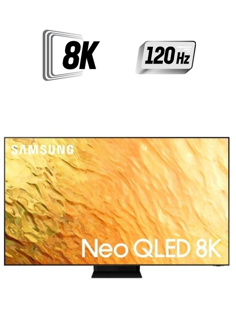 Samsung Samsung 65 Inch 8K Smart Neo QLED TV with Built in Receiver 65QN800B Black  - Image 1