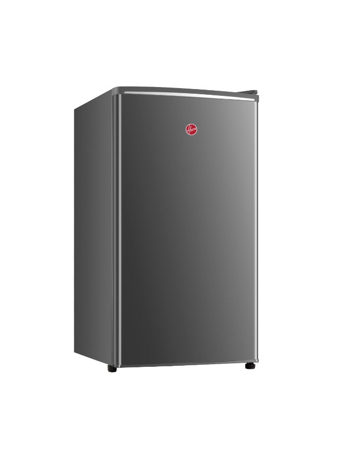 Hoover 118L Single Door Compact Refrigerator with Freezer Compartment, Mechanical Control, Adjustable Thermostat, Silver, 91L Net (118L Gross) – HSD-K118-S HSD-K118-S Silver - Image 1