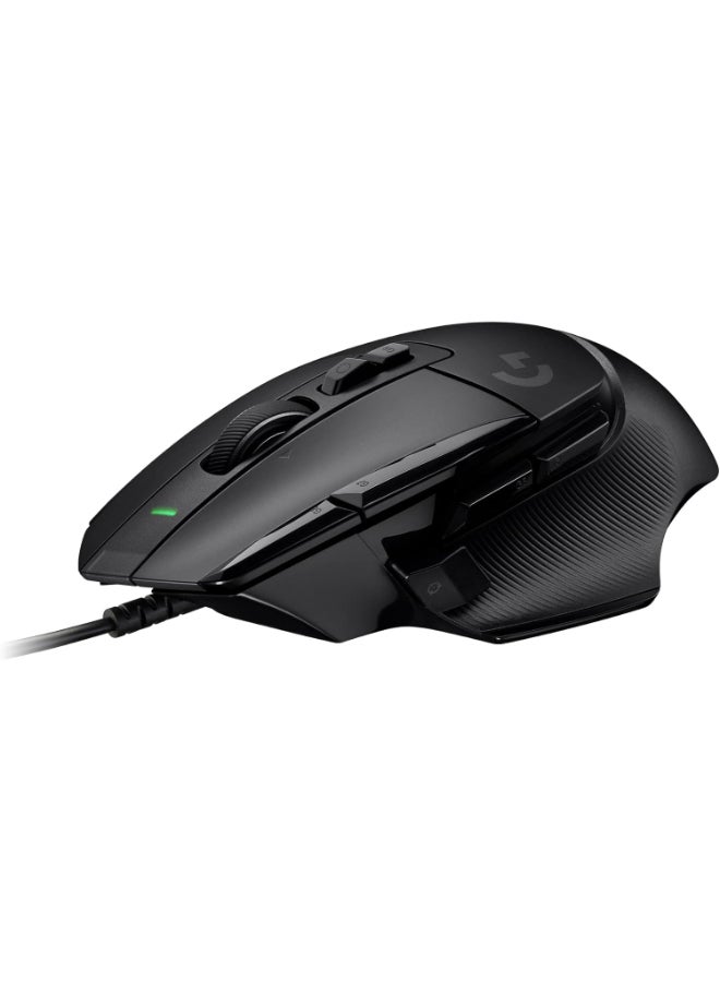 Logitech G502 X Wired Gaming Mouse - LIGHTFORCE hybrid optical-mechanical primary switches, HERO 25K gaming sensor, compatible with PC - macOS/Windows - Black - Image 1
