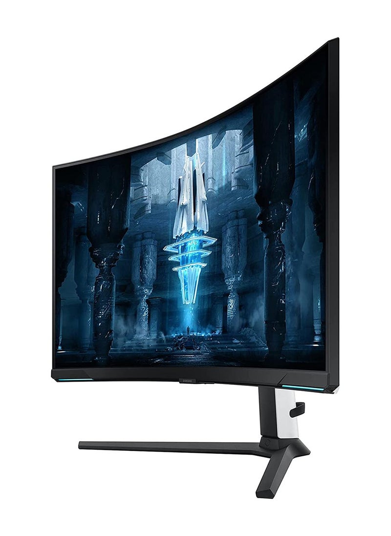 سامسونج شاشة ألعاب منحنية مقاس 32 بوصة Odyssey Neo G8 4K UHD 240 هرتز 1 مللي ثانية G-Sync 1000R، Quantum HDR2000، AMD FreeSync Premium Pro، شاشة غير لامعة، عرض ألعاب واسع النطاق، DisplayPort، HDMI LS32BG850NMXUE أسود أسود - Image 5
