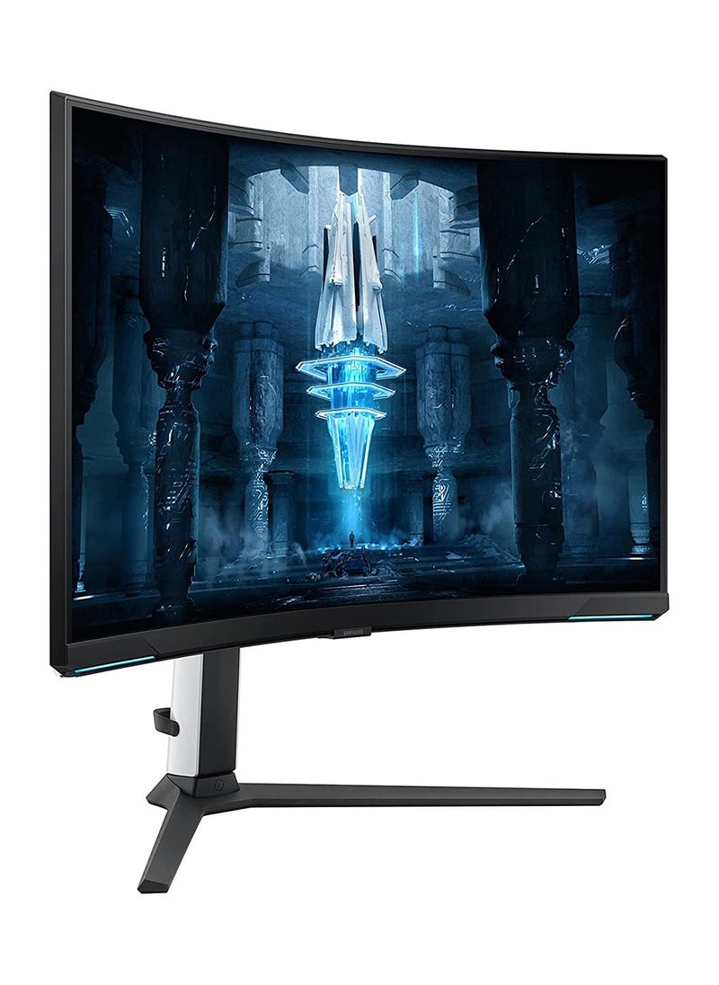 سامسونج شاشة ألعاب منحنية مقاس 32 بوصة Odyssey Neo G8 4K UHD 240 هرتز 1 مللي ثانية G-Sync 1000R، Quantum HDR2000، AMD FreeSync Premium Pro، شاشة غير لامعة، عرض ألعاب واسع النطاق، DisplayPort، HDMI LS32BG850NMXUE أسود أسود - Image 4