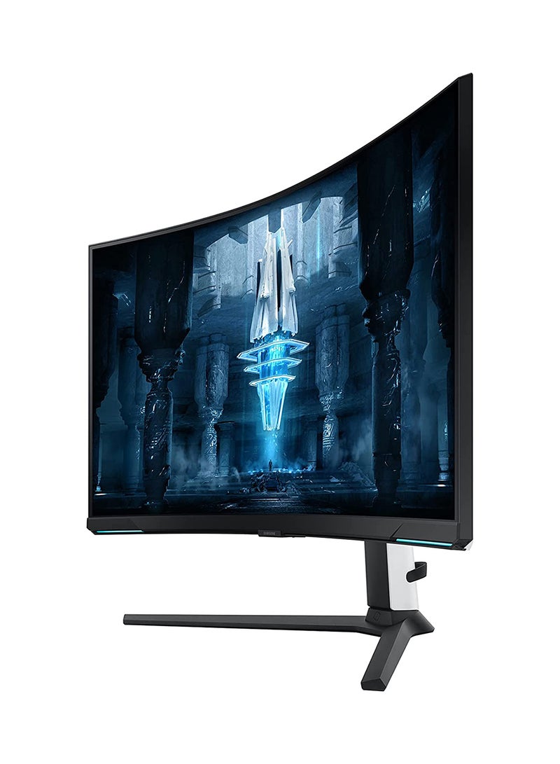 Samsung 32- inch Odyssey Neo G8 4K UHD 240Hz 1ms G-Sync 1000R Curved Gaming Monitor, Quantum HDR2000, AMD FreeSync Premium Pro, Matte Display, Ultrawide Game View, DisplayPort, HDMI LS32BG850NMXUE Black - Image 5