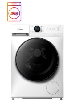 10KG Front Load Smart Washing Machine With Lunar Dial, 1400 RPM, 14 Programs, Fully Automatic Washer With Wide Door, Digital LED Display,Child Lock, Steam Care, Wi-Fi Connectivity 10 kg MF200W100WBW White