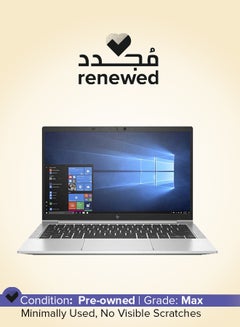 HP Renewed -  EliteBook 830 G7 Laptop With 13.3-Inch Display, Core i5-10210U Processor/8GB DDR4 RAM/256GB SSD/Intel UHD Premium Graphics/Windows 10 Pro English Silver  - Image 1