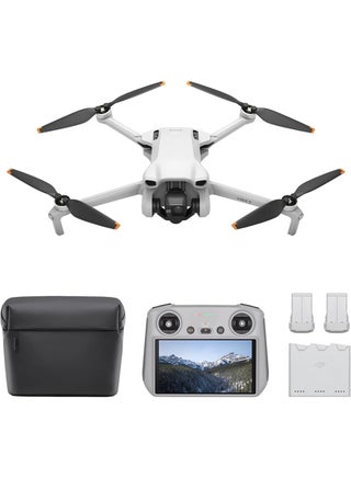 Mini 3 Fly More Combo Plus (RC) Lightweight And Foldable Mini Camera Drone MOIAT Certified - UAE Version With Official Warranty Support - pnsku/N53372696A/45/_/1712220921/f96cd745-2ed5-4b40-a4b9-7d4347f9555a