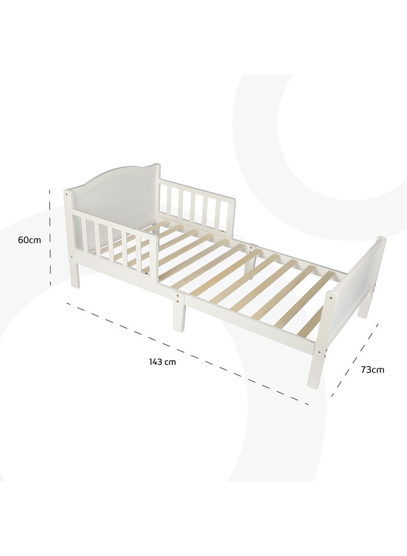 Moon Wooden Toddler Bed 143x73x60 Cm 3 To 12 Years  - Image 1